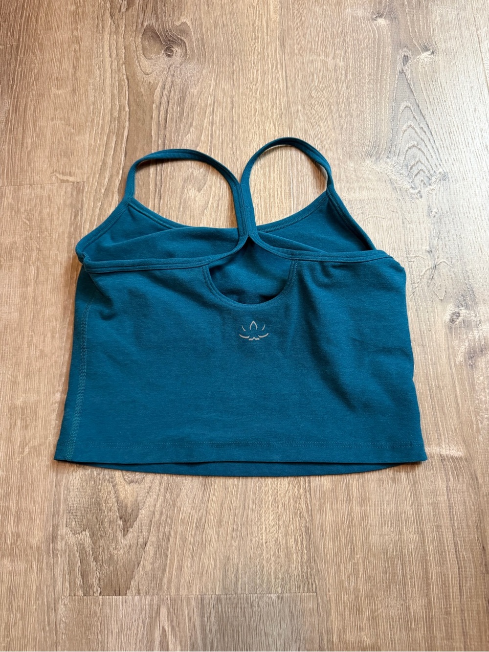 Beyond Yoga Teal Blue Crop Tank Top - Picture 2 of 2
